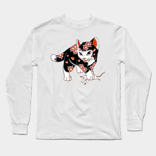 Tattoed cat Long Sleeve T-Shirt